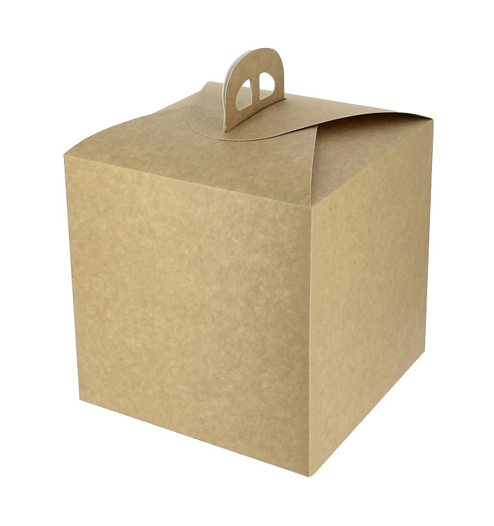 Panettone Kraftkarton 500g 18,5x18,5x18,5cm (100 Stück) Panettone Kraftkarton 500g 18,5x18,5x18,5cm (100 Stück)