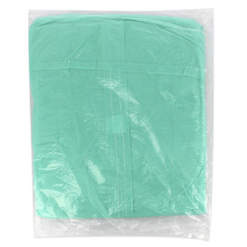 PP Schutzmäntel Klettverschluss ohne Tasche Grün XL 35gr (1 Stück)