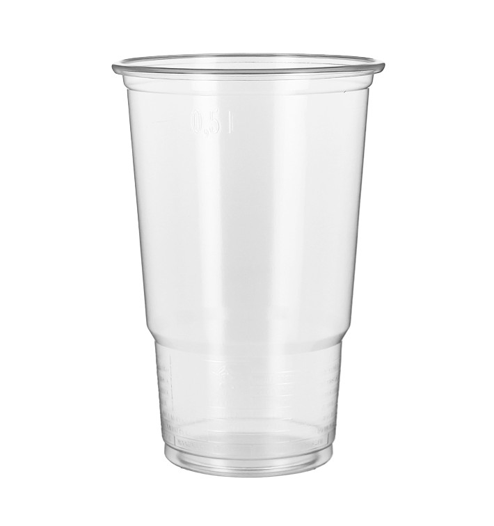 Plastikbecher PP Transparent 615ml (50 Stück)