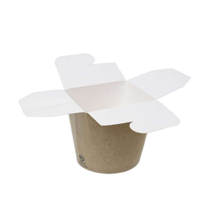 Faltbox Pappe Kraft "To Go" 800ml (50 Stück) Faltbox Pappe Kraft "To Go" 800ml (50 Stück)