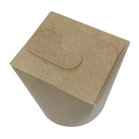 Faltbox Pappe Kraft "To Go" 800ml (50 Stück)