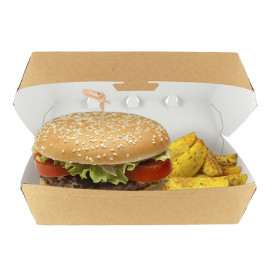 Hamburger Box Kraft Gigante 23x17,5x8cm (25 Stück)