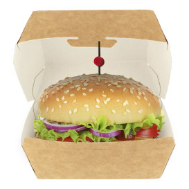 Hamburger Box Kraft 12x12x7 cm (450 Stück)