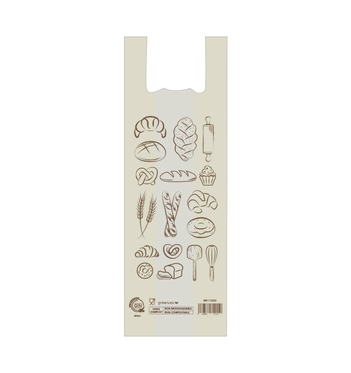 Hemdchenbeutel Tasche Home Compost “Bakery” 30x60cm (100 Stück) Hemdchenbeutel Tasche Home Compost “Bakery” 30x60cm (100 Stück)