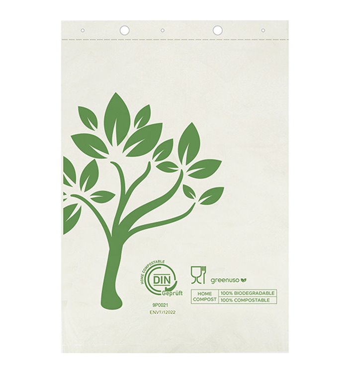 Flachbeutel Markt Block Home Compost “Be Eco!” 23x33cm (3.000 Stück) Flachbeutel Markt Block Home Compost “Be Eco!” 23x33cm (3.000 Stück)
