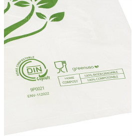 Flachbeutel Markt Block Home Compost “Be Eco!” 23x33cm (3.000 Stück)