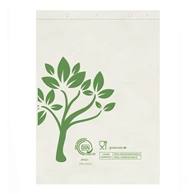 Flachbeutel Markt Block Home Compost “Be Eco!” 30x40cm (2.000 Stück)