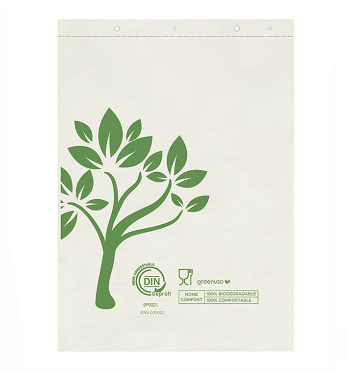 Flachbeutel Markt Block Home Compost “Be Eco!” 30x40cm (2.000 Stück) Flachbeutel Markt Block Home Compost “Be Eco!” 30x40cm (2.000 Stück)