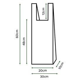 Hemdchenbeutel Tasche Transluzent 30x60cm 14µm (100 Stück)