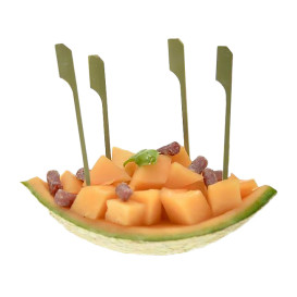 Bambusspieße "Golf" Grün 9cm (2.500 Stück)