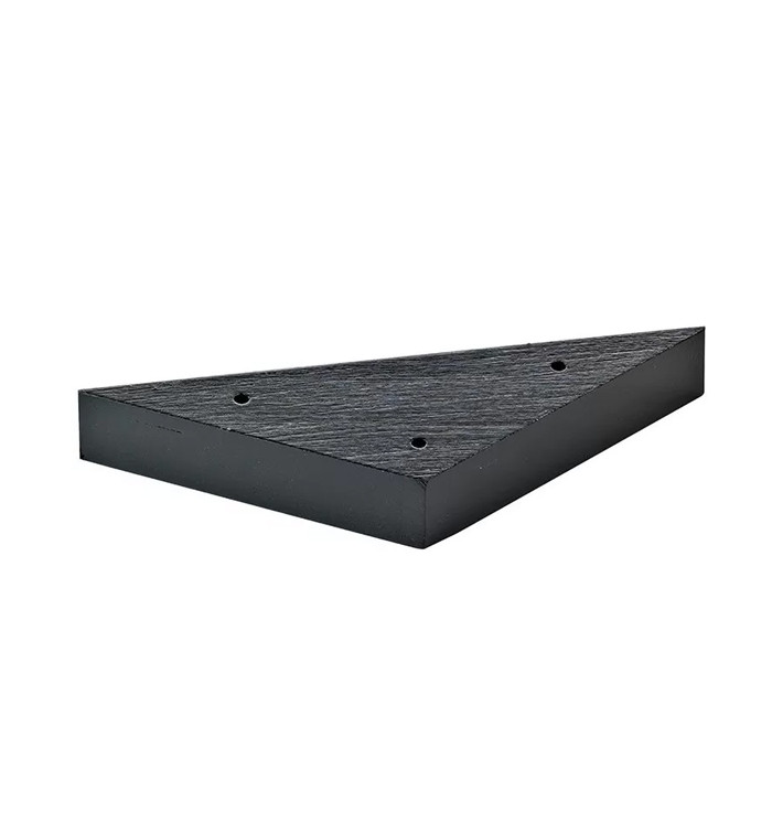 Spießhalter aus Bambus Schwarz 140x80mm (10 Stück) Spießhalter aus Bambus Schwarz 140x80mm (10 Stück)
