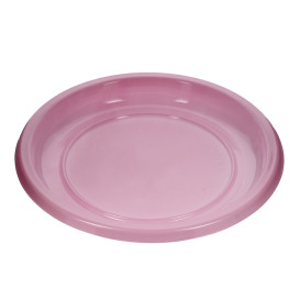 Wiederverwendbar Plastikteller Wirtschaftlich PS Pink Ø17cm (25 Stück)
