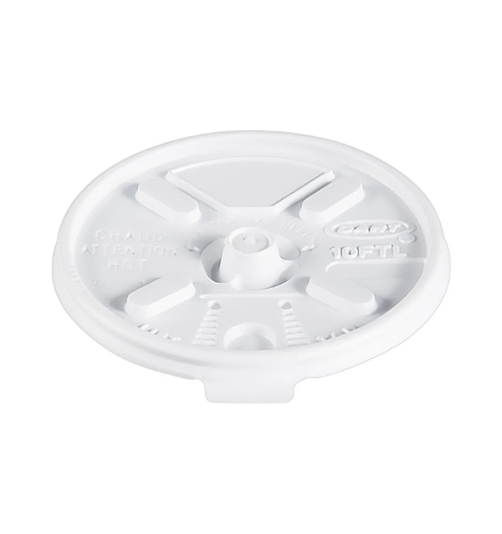 PlastikDeckel "Lift n'Lock" PS Weiß Ø8,6cm (100 Stück)
