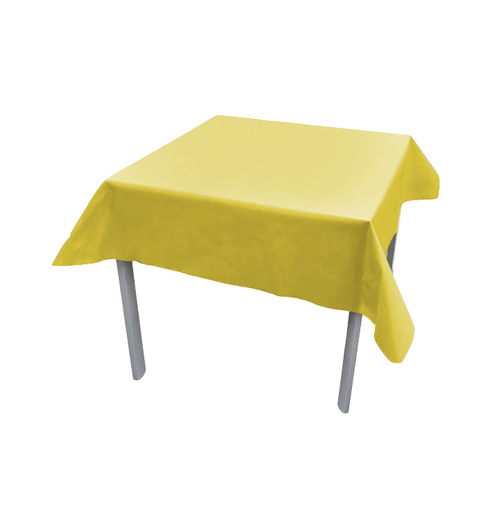 Tischdecke Novotex Polypropylen Gelb120x120cm (150 Stück) Tischdecke Novotex Polypropylen Gelb120x120cm (150 Stück)