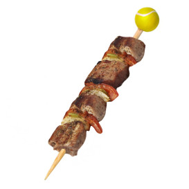 Bambusspieße Tennis 120mm (100 Stück)
