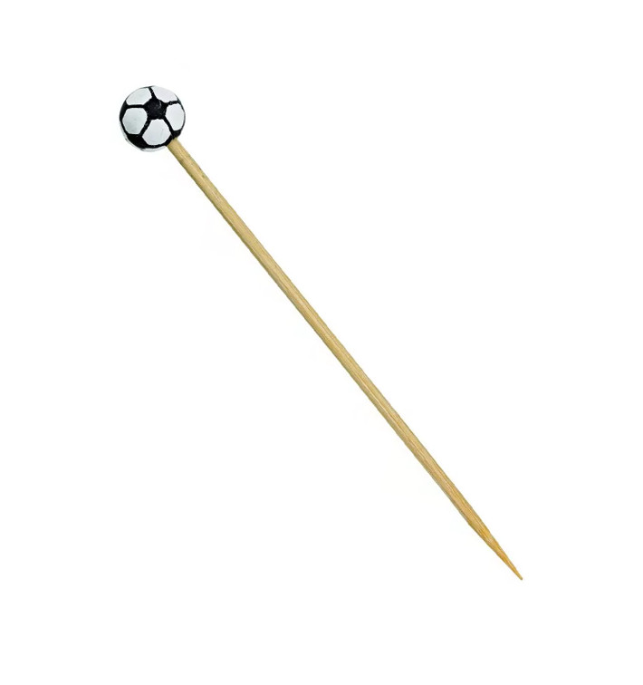 Bambusspieße Fußball 120mm (100 Stück) Bambusspieße Fußball 120mm (100 Stück)