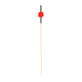 Bambusspieße Rot und Schwarz "Japan" 12cm (100 Stück)