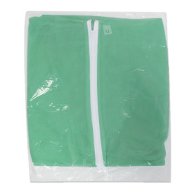 Schutzanzug PP mit Kapuze Grösse XL Grün (25 Stück)