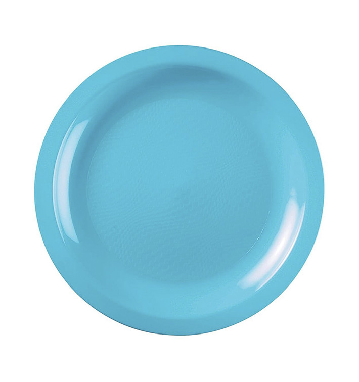 Plastikteller Flach Turkis Round PP Ø185mm (600 Stück) Plastikteller Flach Turkis Round PP Ø185mm (600 Stück)