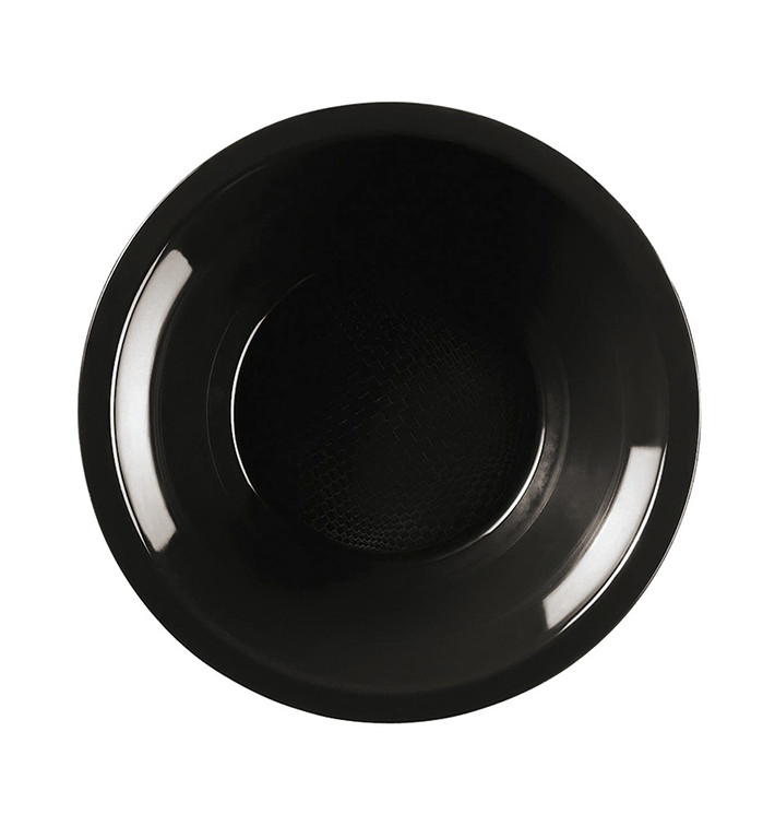 Plastikteller Rund Tief Schwarz Round PP Ø195mm (50 Stück) Plastikteller Rund Tief Schwarz Round PP Ø195mm (50 Stück)
