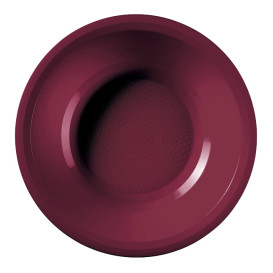 Plastikteller Rund Tief Bourdeaux Round PP Ø195mm (50 Stück)