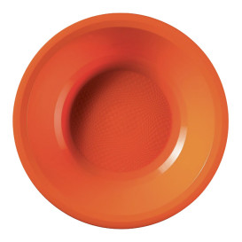 Plastikteller Rund Tief Orange Round PP Ø195mm (600 Stück)