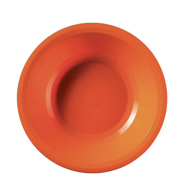 Plastikteller Rund Tief Orange Round PP Ø195mm (600 Stück)