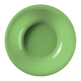 Plastikteller Rund Tief Grasgrün Round PP Ø195mm (50 Stück)