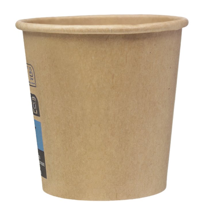 Bio Kaffeebecher To Go Braun 4Oz/120ml Ø6,2cm (3.000 Stück)