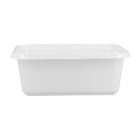 Kunststoffverpackungen PS weiß 127x91x42mm 300ml (100 Stück)