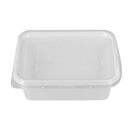 Behälter mit Plastikdeckel Transparent 127x91x42mm (1.000 Stück)