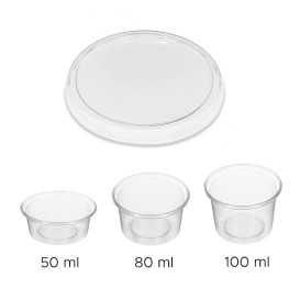 Deckel für Sauciere PET Transparent Ø7,5cm (1.000 Stück)