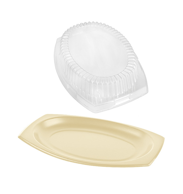 Styroportablett Thermo Honig mit Deckel 230x180mm (125 Stück) Styroportablett Thermo Honig mit Deckel 230x180mm (125 Stück)