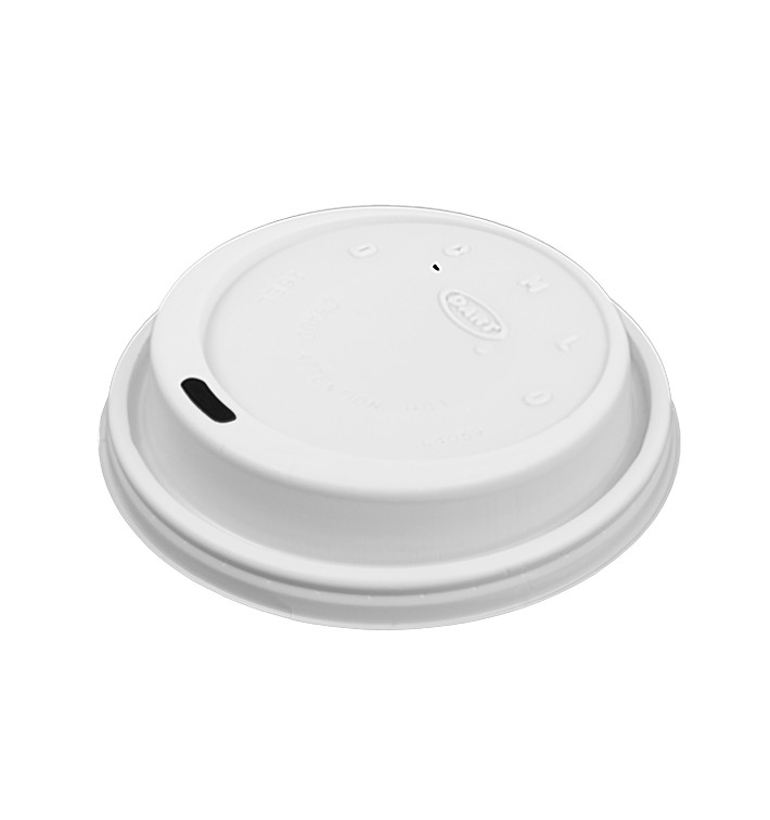 PlastikDeckel PS "Cappuccino" Weiß Ø9,4cm (1000 Stück) PlastikDeckel PS "Cappuccino" Weiß Ø9,4cm (1000 Stück)