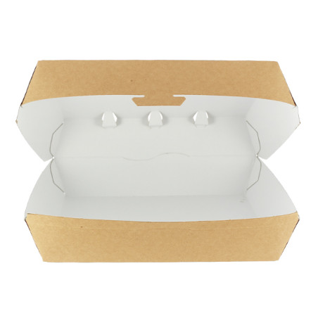 Hamburger Box Kraft Gigante 23x17,5x8cm (25 Stück)