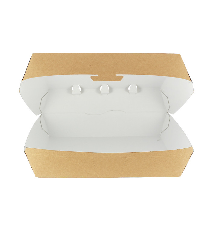 Hamburger Box Kraft Gigante 23x17,5x8cm (175 Stück) Hamburger Box Kraft Gigante 23x17,5x8cm (175 Stück)