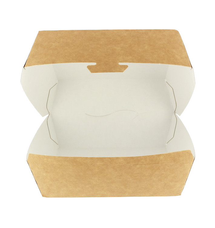 Hamburger Box Kraft Mega 16,5x18x9cm (25 Stück)