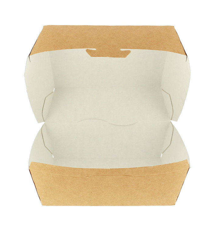 Hamburger Box Kraft XXL 14,5x14,5x8 cm (25 Stück) Hamburger Box Kraft XXL 14,5x14,5x8 cm (25 Stück)