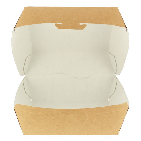 Hamburger Box Kraft XXL 14,5x14,5x8 cm (25 Stück)