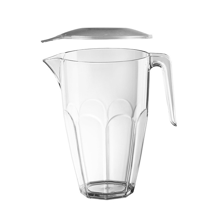 Plastikkaraffe Wiederverwendbar SAN mit Deckel 2250ml (1 Stück) Plastikkaraffe Wiederverwendbar SAN mit Deckel 2250ml (1 Stück)
