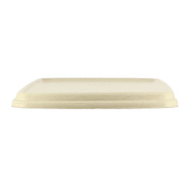Deckel aus Zuckerrohr für Behälter 230x230mm (75 Stück)