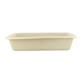 Verpackung Zuckerrohr 1000ml 230x230x30mm (75 Stück)