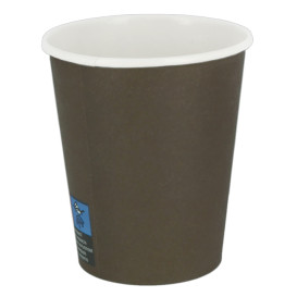 Kaffeebecher to go Karton Braun 7Oz/210ml Ø7,2cm (100 Stück)