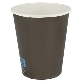 Kaffeebecher Braun 8Oz/240ml Ø8,0cm (50 Stück)