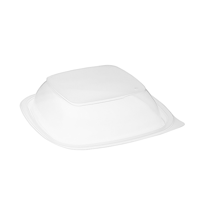 Deckel für Plastikbehälter schwarz und creme16,5x16,5x4cm (50 Stück) Deckel für Plastikbehälter schwarz und creme16,5x16,5x4cm (50 Stück)