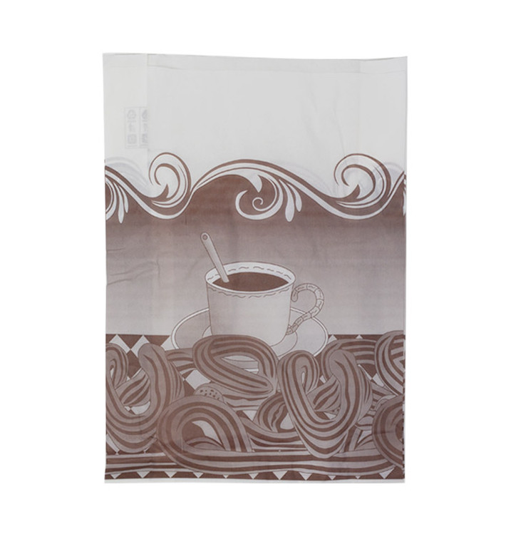 Beutel für Churros 22+12x36cm (250 Stück) Beutel für Churros 22+12x36cm (250 Stück)