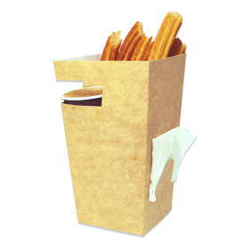 Beutel für Spritzgebäck mit Schokolade Kraft 78x78x179mm (25 Stück)