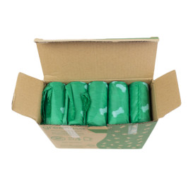 Plastiktüte für Hundekot 100% bio 23x32cm (300 Stück)