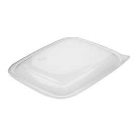 Deckel für Plastikbehälter schwarz und creme 23x16,5cm (75 Stück)