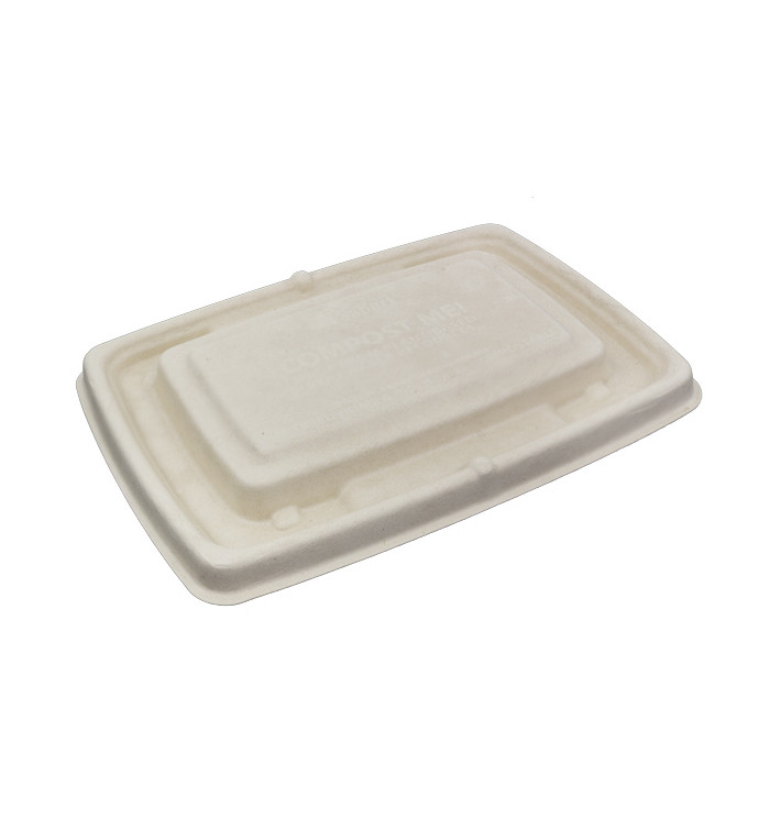 Deckel aus Zuckerrohr für Behälter 230x165mm (75 Stück) Deckel aus Zuckerrohr für Behälter 230x165mm (75 Stück)